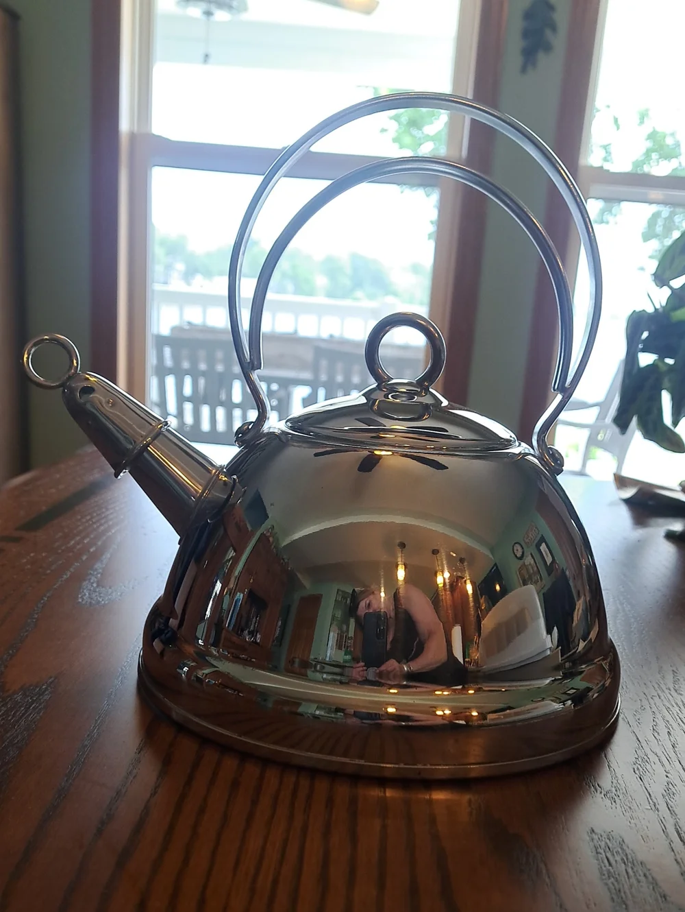 Copco Stainless Steel Whistling Tea Kettle - Polished Silver